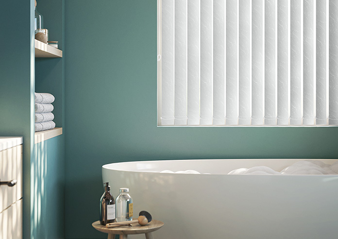 Rapture (Blackout), Mist Grey - Vertical Blind - Image 5